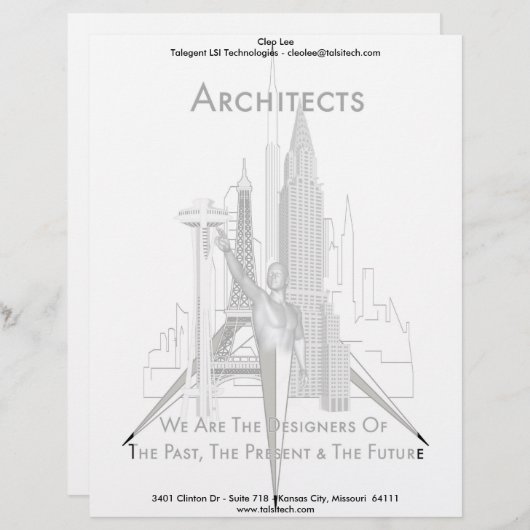 Architecten Briefhoofd Ontwerp (Voorkant / Achterkant)