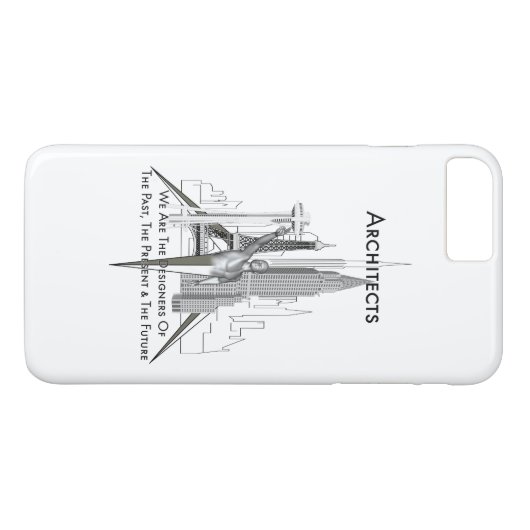 Architecten Case-Mate iPhone Case (Achterkant (Horizontaal))