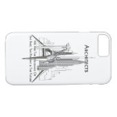 Architecten Case-Mate iPhone Case (Achterkant (Horizontaal))
