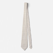 Architecten die tools maken White Buff Brown Stropdas (Voorkant)