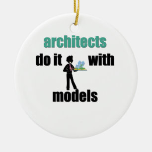 architecten doen het met modellen keramisch ornament