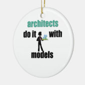 architecten doen het met modellen keramisch ornament (Links)
