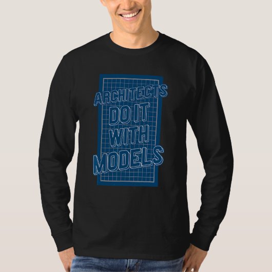Architecten doen het met modellen t-shirt (Voorkant)