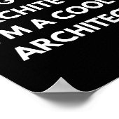Architecten en ingenieurs Funny Work Gezegde Poster (Hoek)