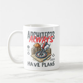 Architecten hebben altijd een plan koffiemok