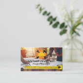 Architecten Technici die een Bouw plannen Visitekaartje (Staand voorkant)