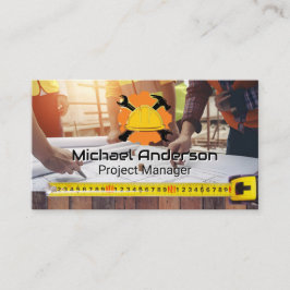 Architecten Technici die een Bouw plannen Visitekaartje