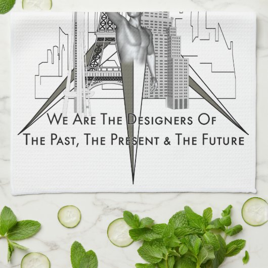 Architecten Theedoek (Gevouwen)