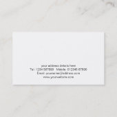 Architecten/Visitekaartje voor bouwwerkzaamheden Visitekaartje (Achterkant)