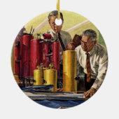 Architecten Werken in een Kantoor, bedrijf Keramisch Ornament (Achterkant)