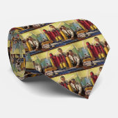 Architecten Werken in een Kantoor,  bedrijf Stropdas (Opgerold)