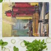 Architecten Werken in een Kantoor,  bedrijf Theedoek (Gevouwen)