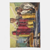 Architecten Werken in een Kantoor,  bedrijf Theedoek (Verticaal)