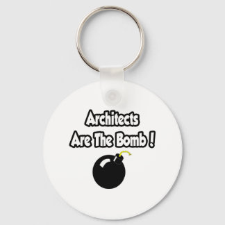 Architecten zijn de bommen! sleutelhanger