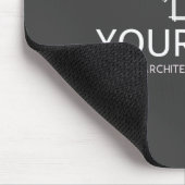 Architectenbedrijf Startup Bedrijfslogo Muismat (Hoek)
