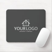 Architectenbedrijf Startup Bedrijfslogo Muismat (Met muis)