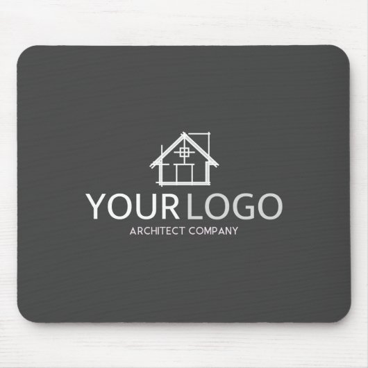 Architectenbedrijf Startup Bedrijfslogo Muismat (Voorkant)