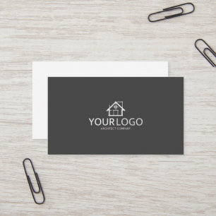 Architectenbedrijf Startup Bedrijfslogo Visitekaartje