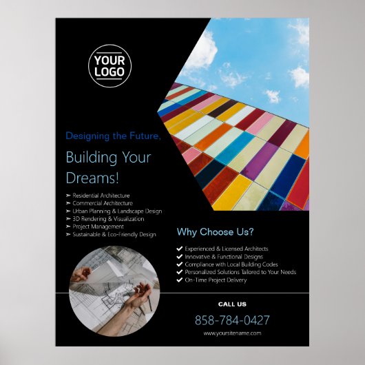 Architectenbureau Custom Poster (Voorkant)