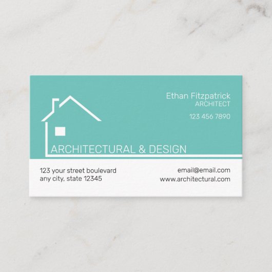 architectenbureau visitekaartje (Voorkant)