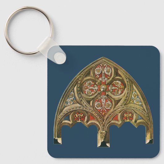  architectonisch element, decoratieve cirkels sleutelhanger (Voorkant)