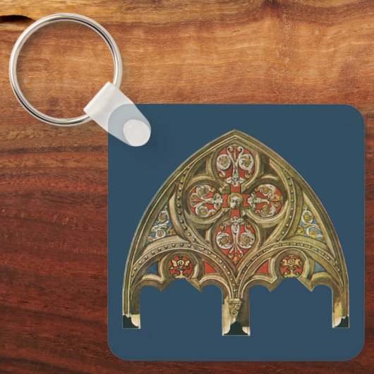  architectonisch element, decoratieve cirkels sleutelhanger (Voorkant)