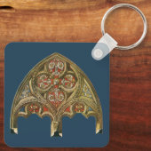  architectonisch element, decoratieve cirkels sleutelhanger (Achterkant)