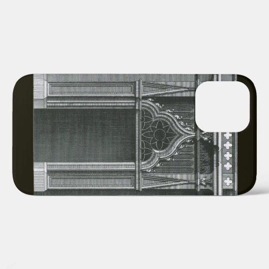  architectonisch element, Gothic Doorway Case-Mate iPhone Case (Achterkant (horizontaal))