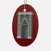  architectonisch element, Gothic Doorway Keramisch Ornament (Links)