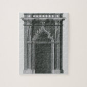  architectonisch element, Gothic Doorway Legpuzzel (Verticaal)