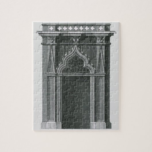 architectonisch element, Gothic Doorway Legpuzzel (Verticaal)