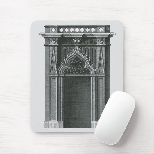  architectonisch element, Gothic Doorway Muismat (Met muis)