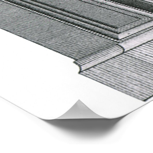  architectonisch element, Gothic Doorway Poster (Hoek)