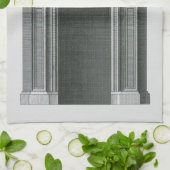  architectonisch element, Gothic Doorway Theedoek (Gevouwen)