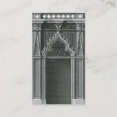 architectonisch element, Gothic Doorway Visitekaartje (Achterkant)