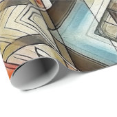 Architectonisch geïnspireerd cadeaupapier (Rol Hoek)