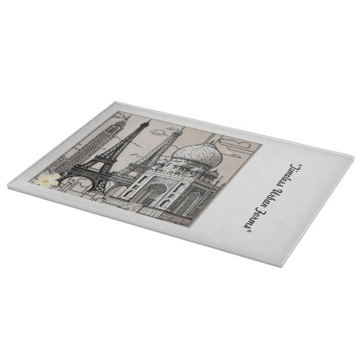 "Architectonisch kunstenaarschap" Snijplank (Hoek)