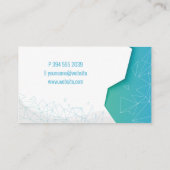 Architectonisch onroerend goed Logo Visitekaartje (Achterkant)