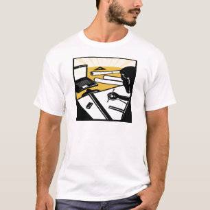 architectonisch rapporteur voor het werk architect t-shirt