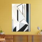 Architectonische balans canvas afdruk (Insitu (Woonkamer))