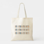 Architectonische Bouwtekening Boodschappentas Tote Bag (Achterkant)