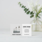 Architectonische constructie Metalen gebouw Visitekaartje (Staand voorkant)