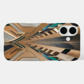 Architectonische geometrische vormen kunstwerk Case-Mate iPhone case (Achterkant (horizontaal))