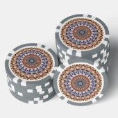 Architectonische Mandala Poker Chips (Opstapeling)