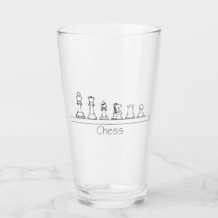 Architectonische schaakstukken! glas