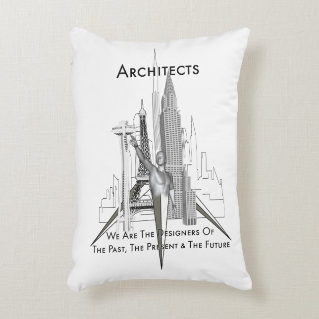 Architects Accent Pillow Decoratief Kussen (Voorkant(Verticaal))