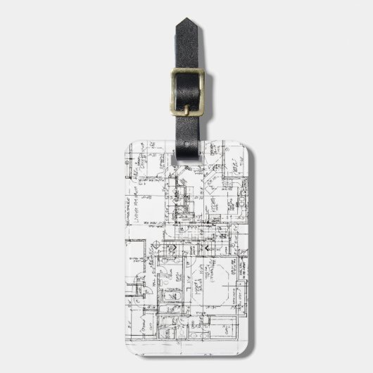 Architects Alles! Bagagelabel (Voorkant verticaal)