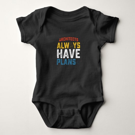 Architects Always Have Plans Romper (Voorkant)