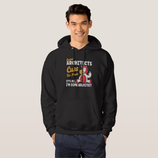 Architects Curse Architect Humor Architecture Stud Hoodie (Voorkant volledig)