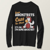 Architects Curse Architect humor Mannen Architectu T-shirt (Design voorkant)